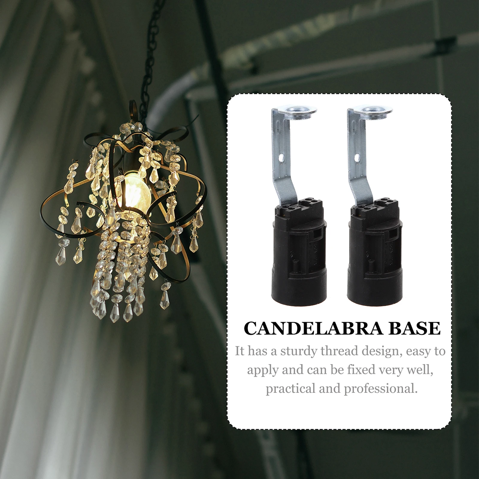 

6 Pcs Screw Lamp Holder Light Socket Replacement Candelabra Base Component Making Kit Copper Accessories