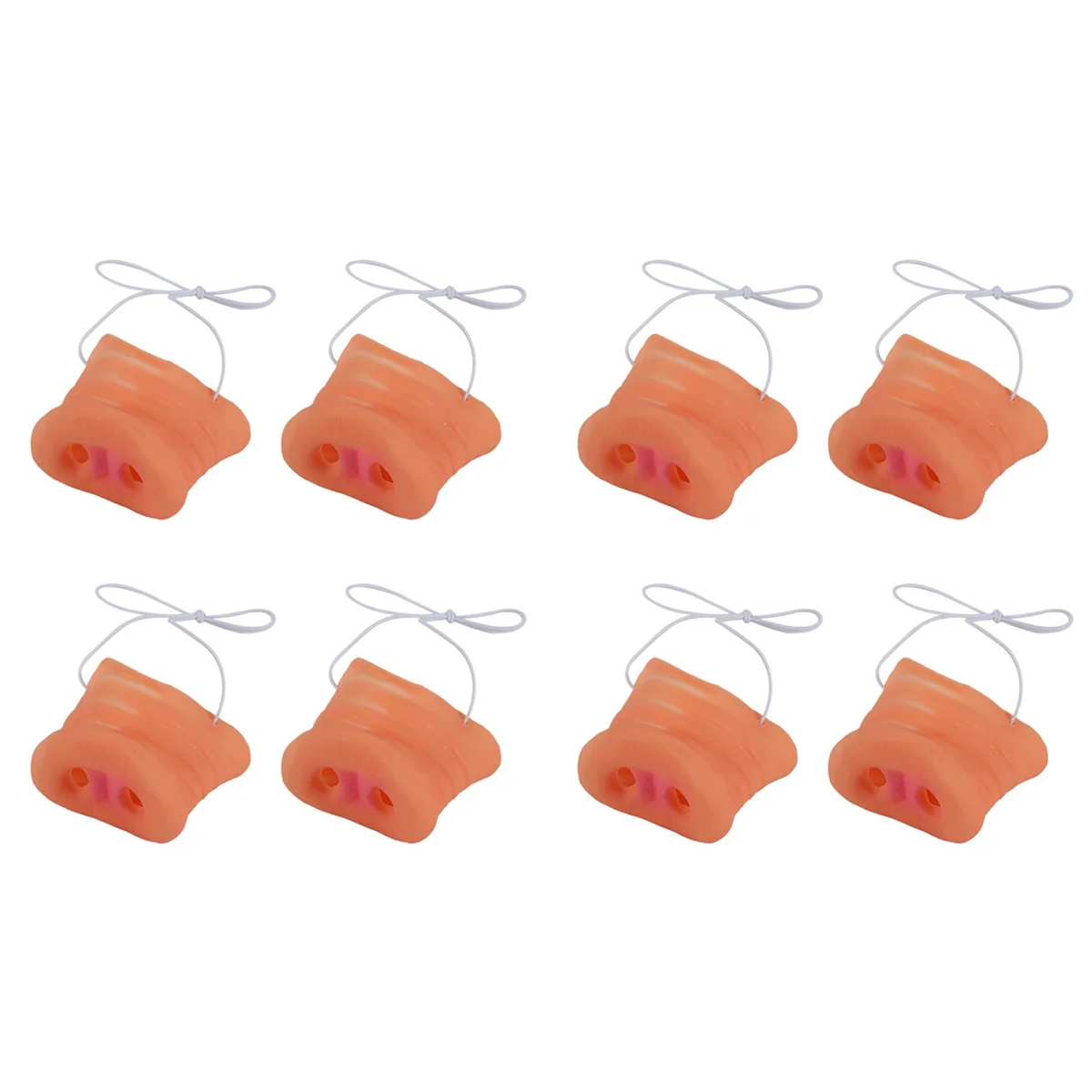 A71P 8 قطع محاكاة أنف الخنزير مع شريط مرن قناع زي الحيوان دعامة الهالوين أزياء الهالوين