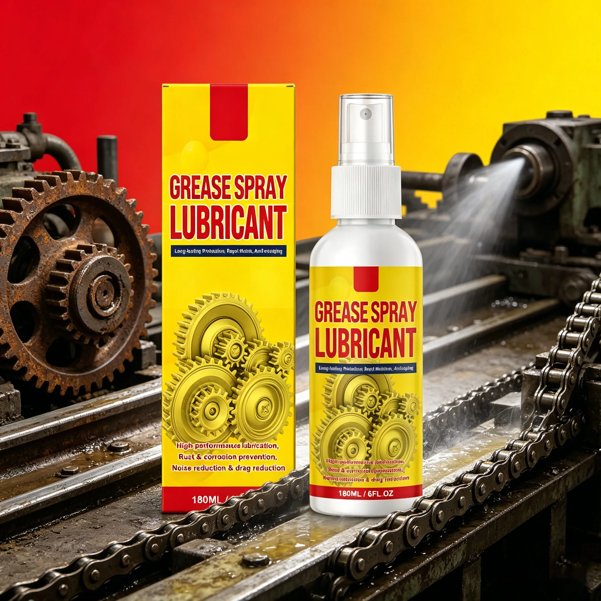 Rostentferner-Schmierspray Schnelle Rostlösung Anti-Oxidations-Oberflächenpolitur Schmiermittel Mehrzweck-Sprühmittel – Detail 1
