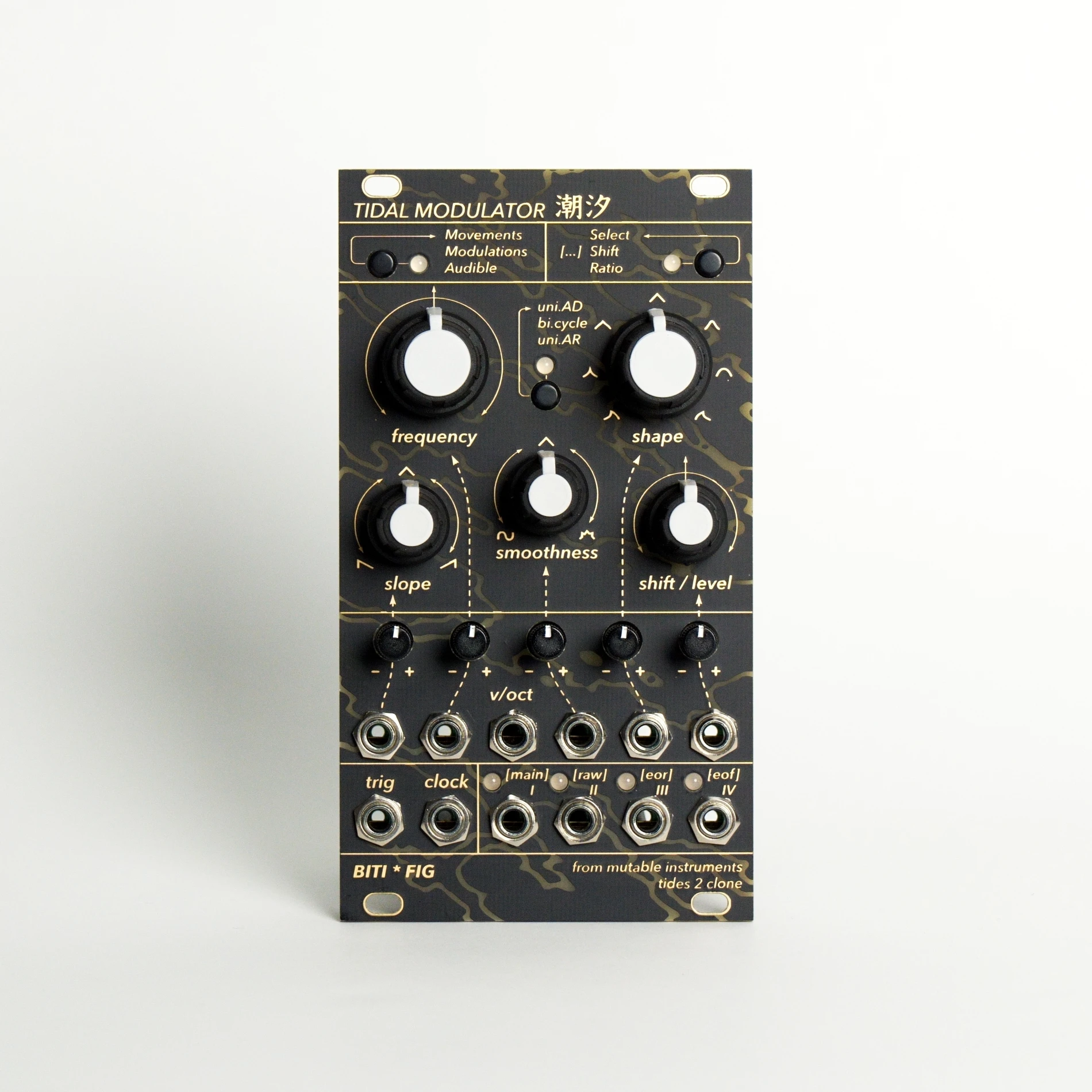 ITI WORKSHOP * MODULATOR FIG TIDAL (zrównoważone instrumenty Tides klon) Eurorack modułowy