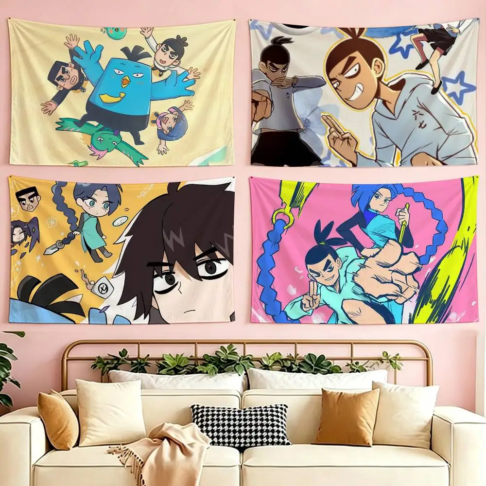 Bandera de Scissor Seven adecuada para fiestas, clubes, decoración de paredes interiores y exteriores, regalo para fanáticos