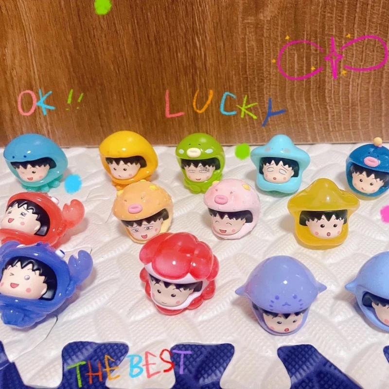 

CHIBI MARUKO CHAN Яркая серия Ocean Мини-слепая коробка CHIBI MARUKO CHAN Mystery Boxes Фигурка Мини-куклы Подарочный орнамент Украшение