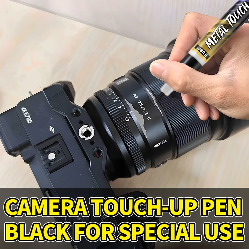 IFUBO 20g Universal Touch-Up Paint Pen Black One-Stroke Easy Versatile Repair for Cameras Car Details Thermos Cups And More