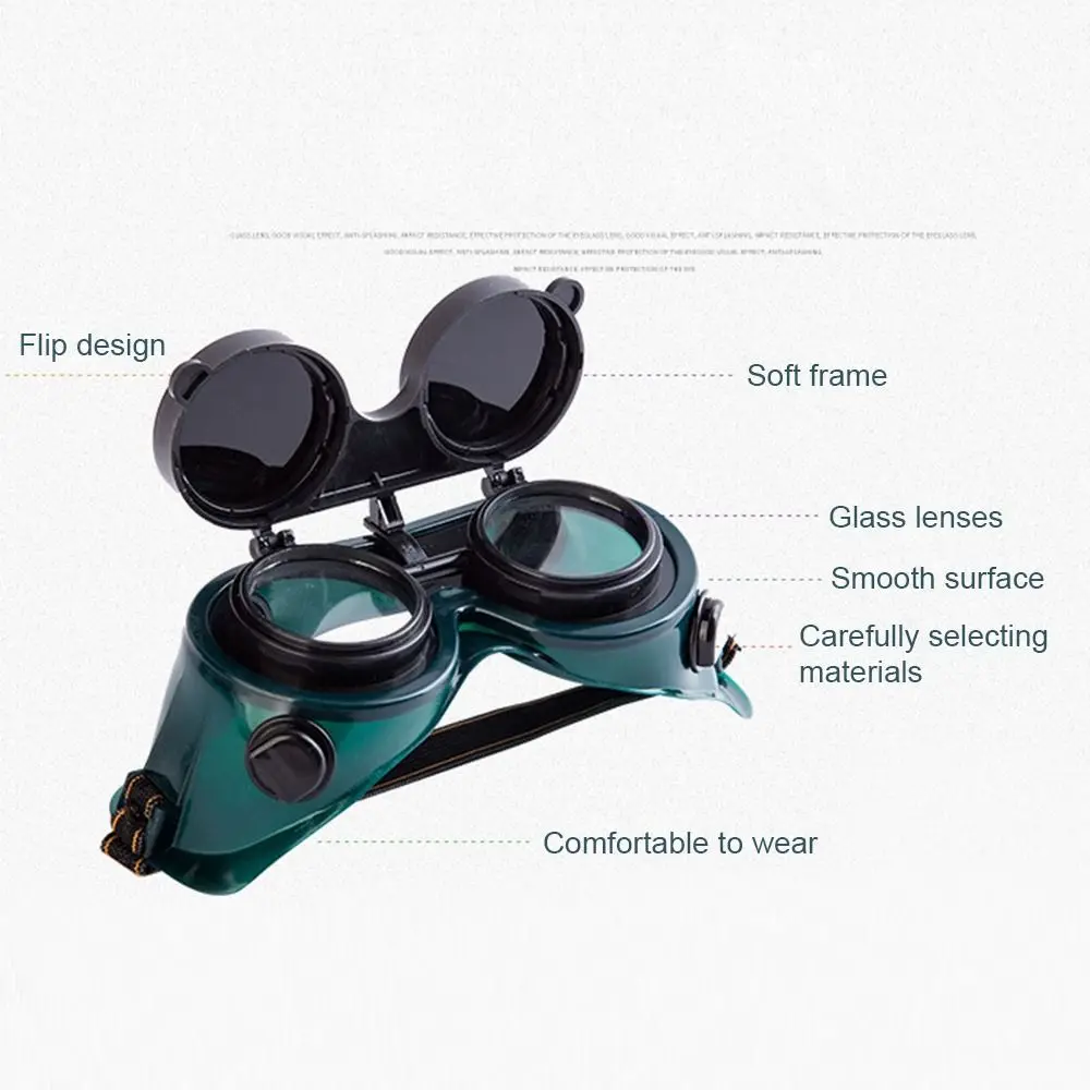 Anti-glare Protective Welding Glasses Portable Welding Goggles With Flip Up Safety Protective Grinding Glasses Welder Accessory