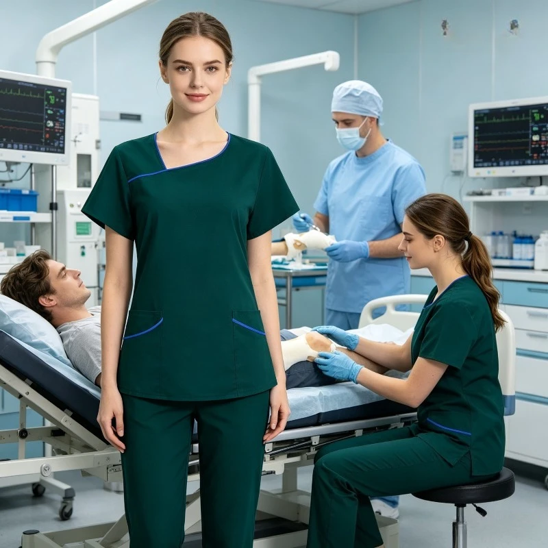 vetements-de-travail-respirants-pour-femmes-tenues-pour-cliniques-dentaires-vetements-d'infirmiere-de-laboratoire-vetements-de-travail-professionnels