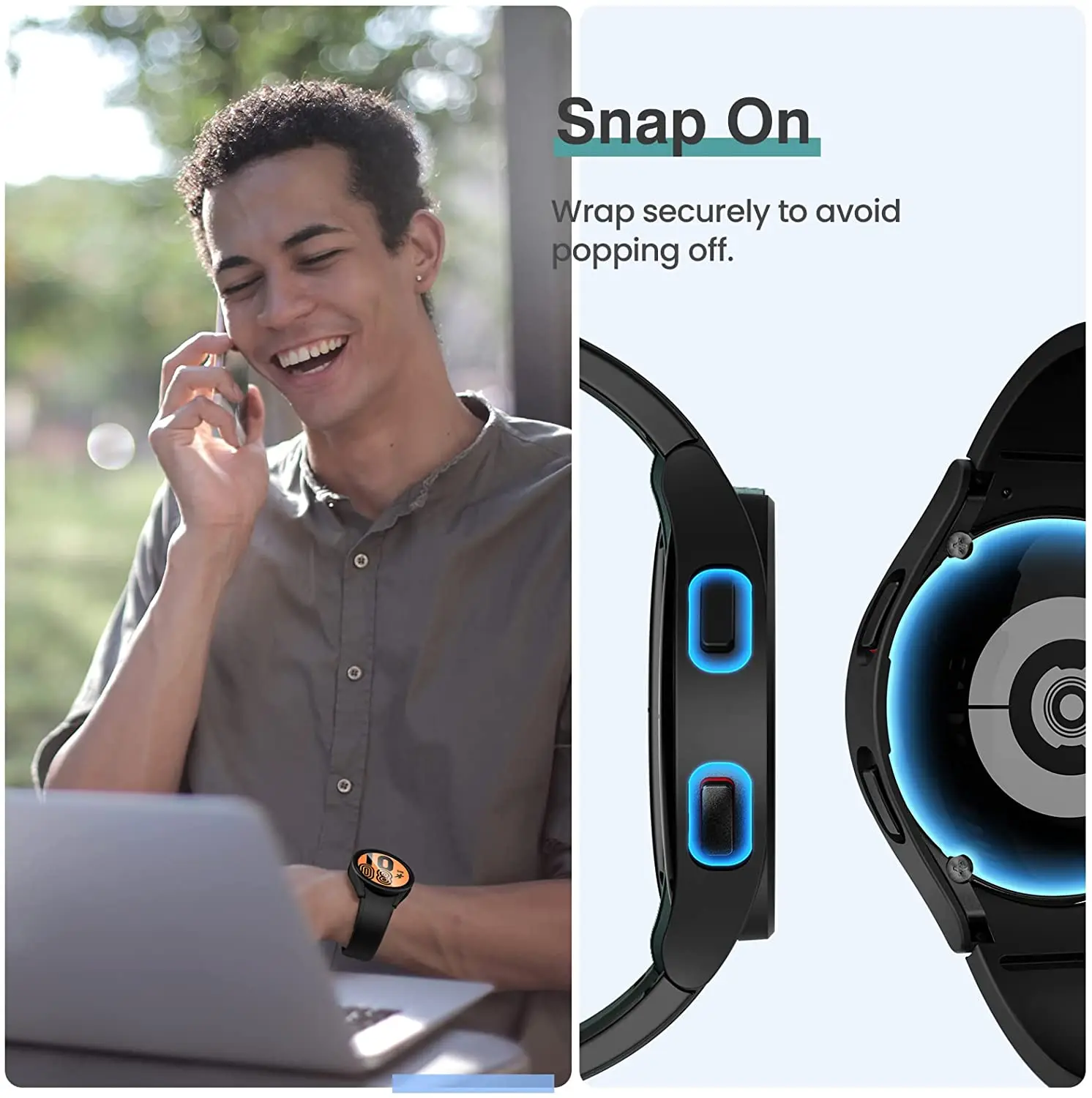 Стекло и чехол для Samsung Galaxy Watch 6 40 мм 44 мм, аксессуары, поликарбонатная рамка, защитный бампер для galaxy Watch 6 Classic 43 мм 47 мм, чехол