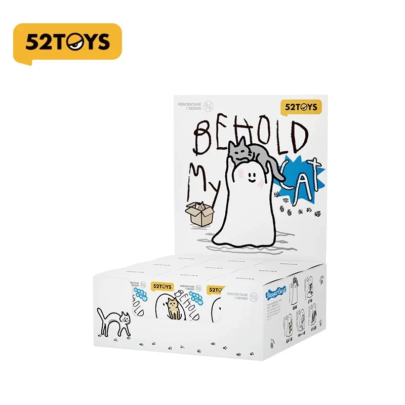 【In Stock】52TOYS Ghody Behold My Cat Series Mini Figures Blind Box Mystery Box Fun Office Desktop Decorations Collectible Gifts image 3