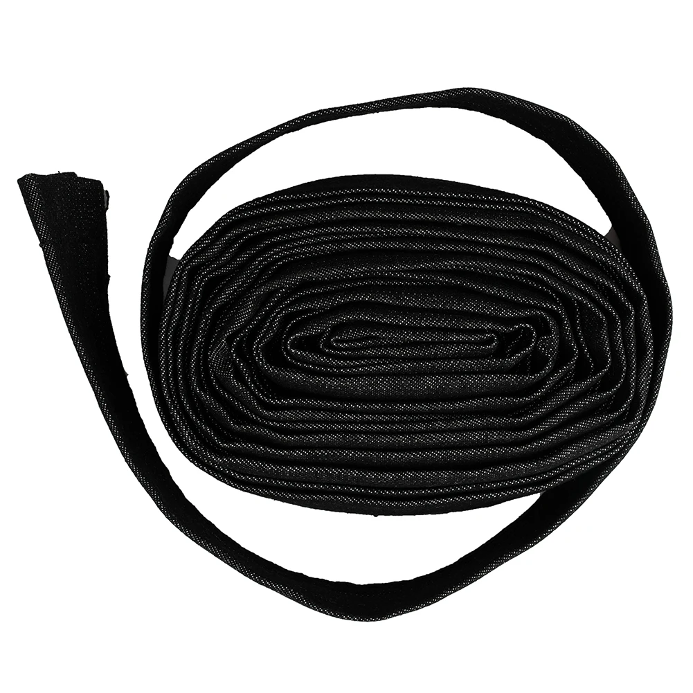 25FT Flexible Abrasion Resistant Sleeve for Hydraulic Hose Tig Welding Torch Cables Plasma Lines Wiring Harness Flame Retardant