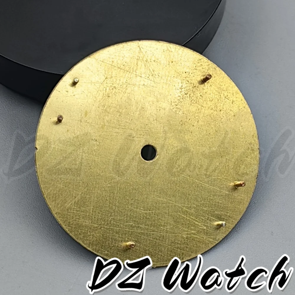 DZ New 29mm Full Green Luminous Twelve-Digit Pilot Cream Dial And Hands Suitable For NH35/36 ETA PT5000 Miyota8215 Movemen