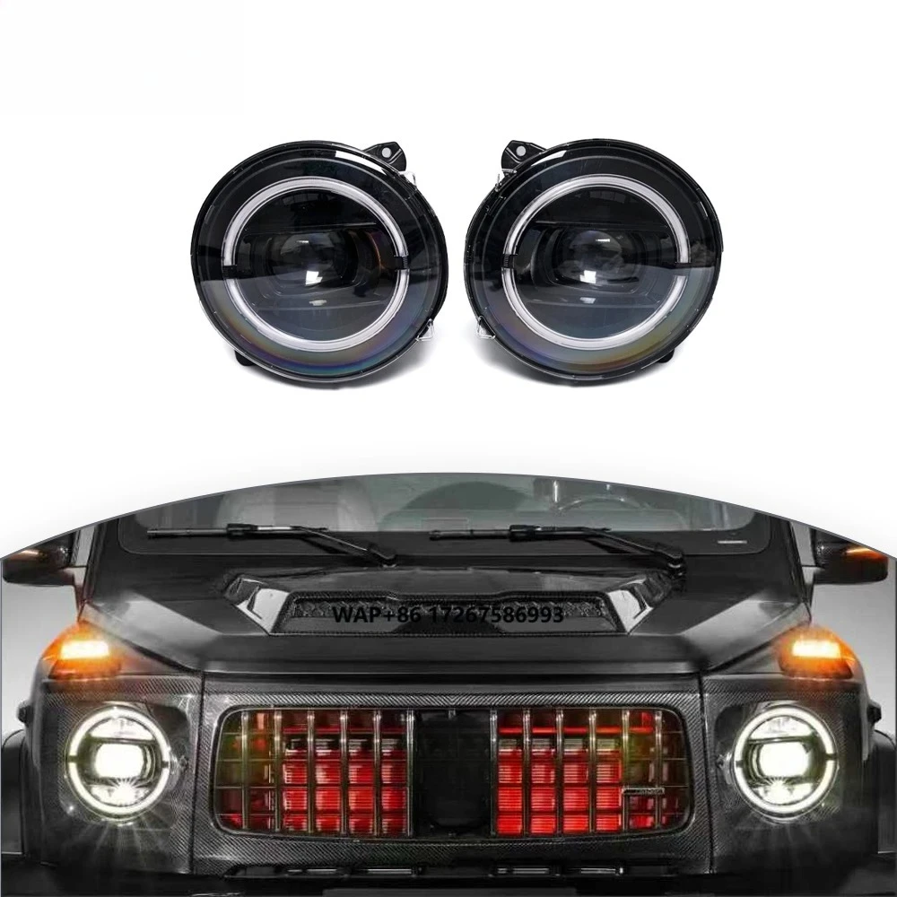 

G CLASS W465 W464 G63 G500 G400 2018+Nighttime Head Lights Front LED Head Lamp Car Upgrade Replacement Front Lamp Headlights