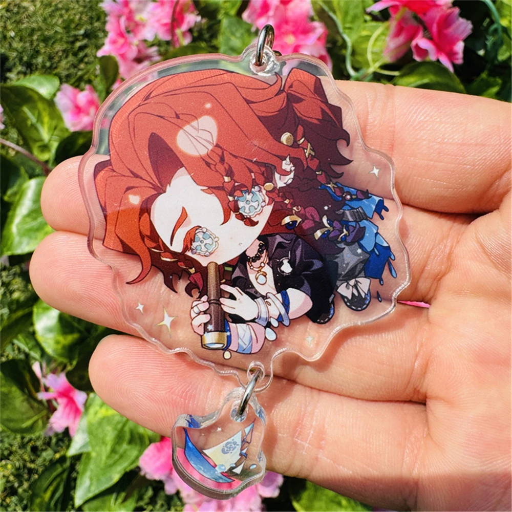 Spiel Identität VFrederick Kreiburg Emma Woods Wendy Ford Cosplay Kostüm Schlüsselbund Abzeichen Zubehör Schlüsselanhänger Anhänger Prop