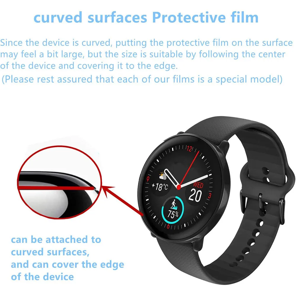 BEHUA Ultra-thin HD Transparent Screen Protector Film For polar lgnite 3 Films Smartwatch Clear Screen Protection Accessories