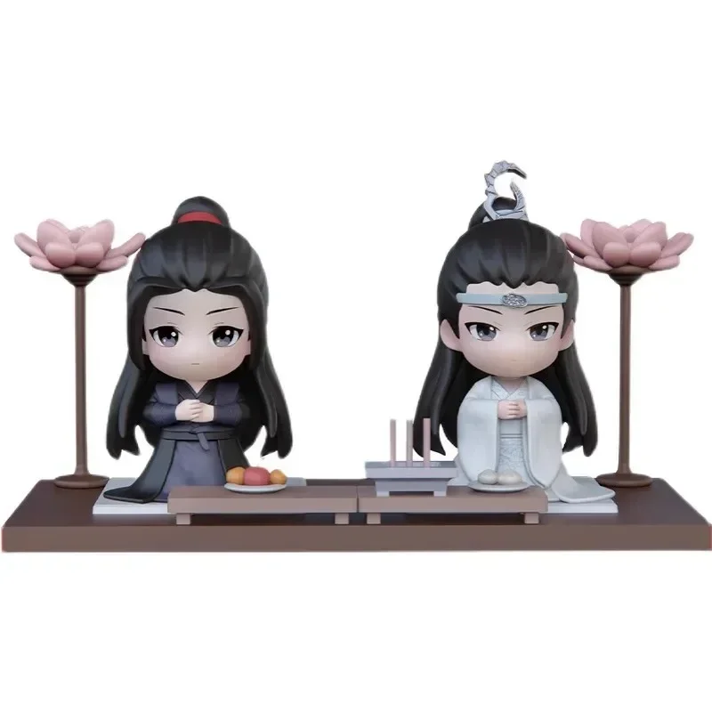 Mo Dao Zu Shi Wei Wuxian Lan Wangji شخصية الحركة ، ألعاب نموذج إصدار Q ، دمية مجموعة Kawaii ، هدية عيد ميلاد