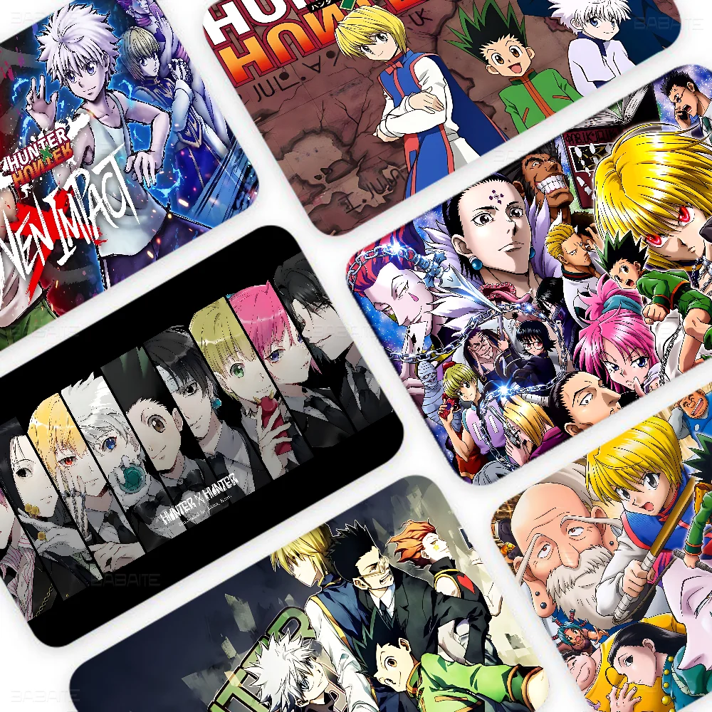 Hunter X Hunter Anime Anime Cartoon Bear Skin Sticker Film Tape Case For Big Credit Debit Card Front Side