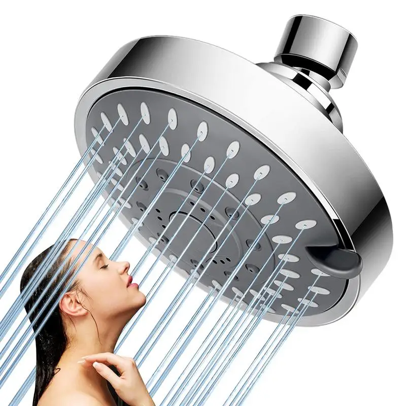 High Pressure Shower Head Luxury Rain Shower Head Rustproof Showerhead Water Saving Design For Home Dorm