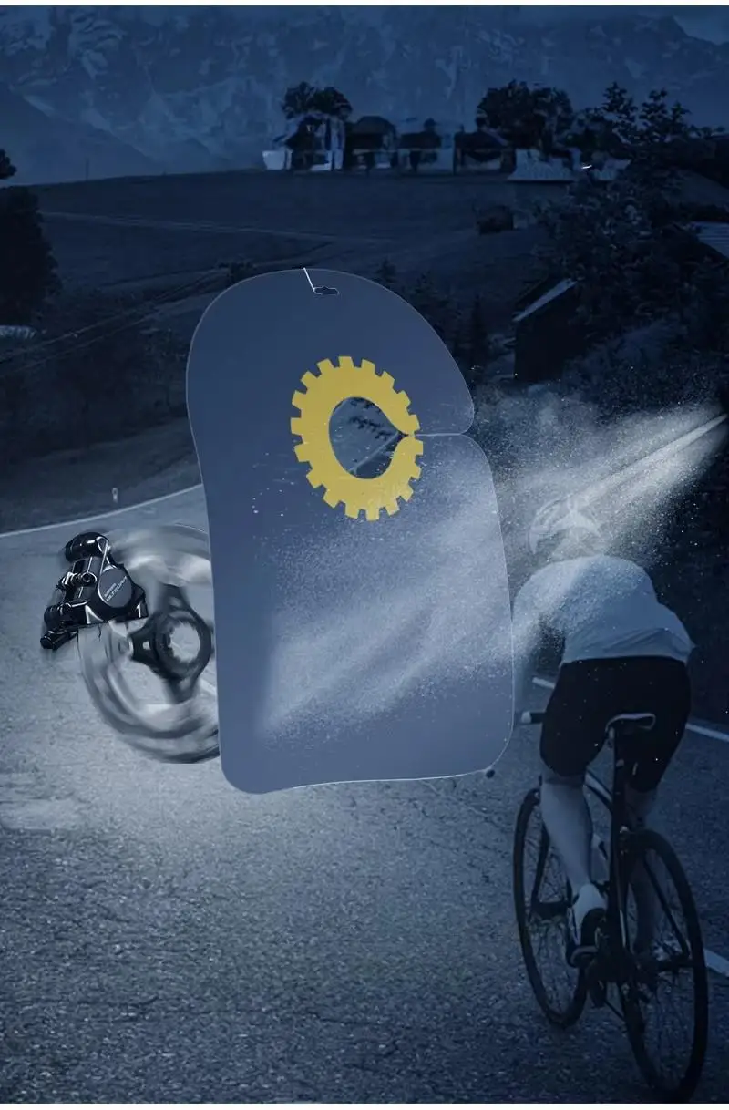 Fahrrad-Reinigungsschutz PVC-Kettenölspritzschutz Scheibenbremsen-Rotorabdeckung für MTB Mountainbike Straßenfahrrad Reparatur Wartung – Detail 8