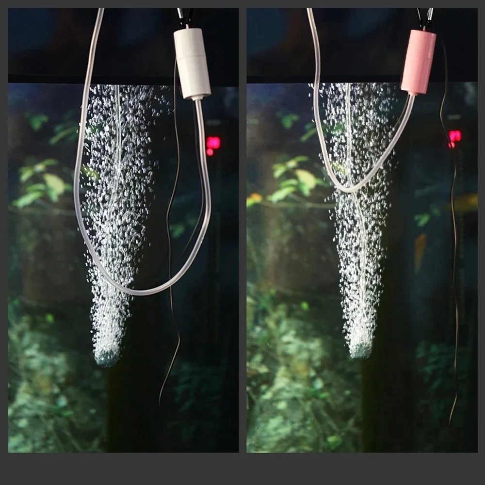 Aquarium Oxygen Air Pump USB Small Oxygenator for Fish Tank Silent Air Compressor Mini Aerator Portable Fish Tank Accessories