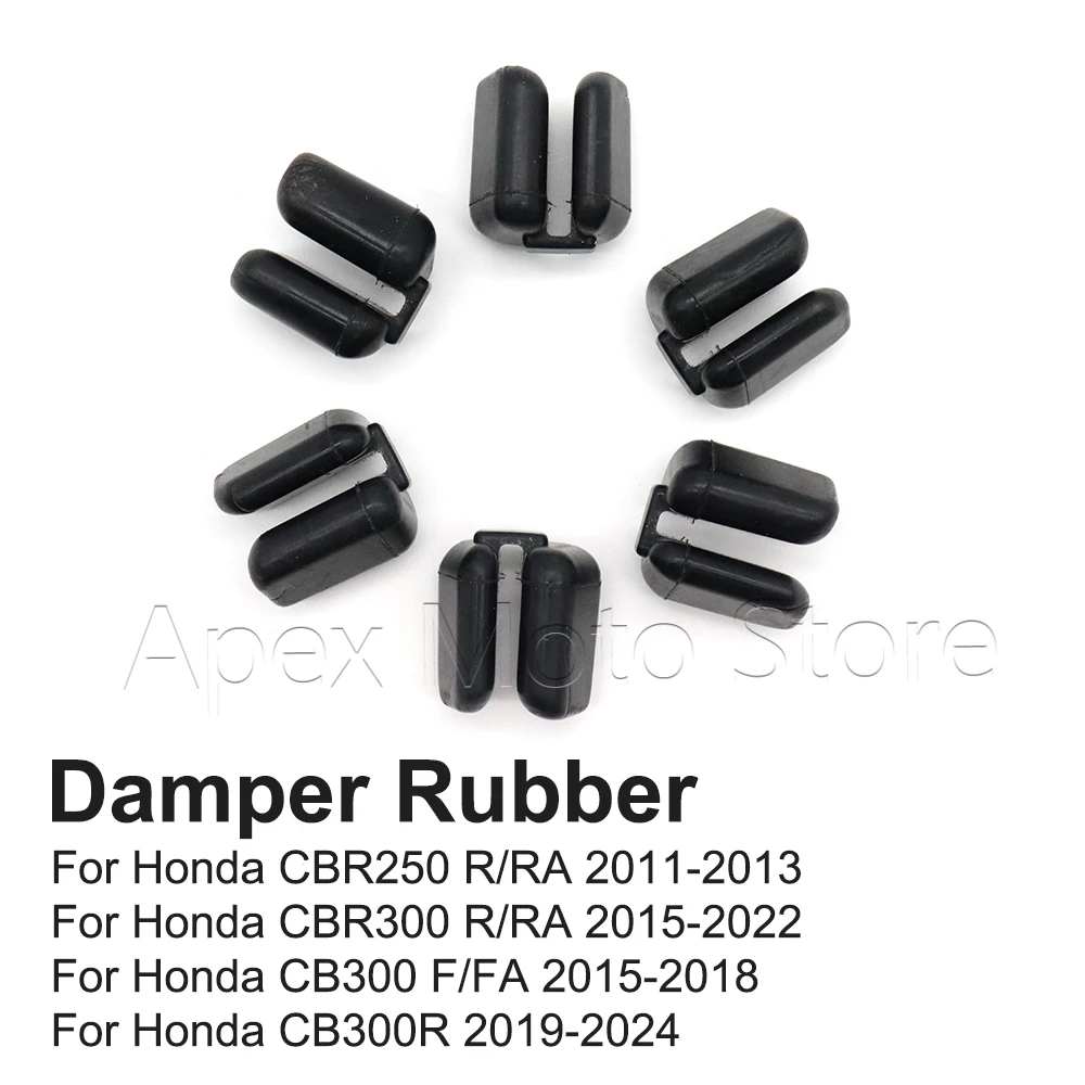 

For Honda CBR250 CBR300 R RA CB300R CB300 F FA 2011-2024 Motorcycle Sprocket Hub Damper Rear Wheel Drive Rubber Buffer Set