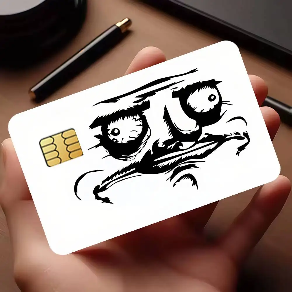 R-Rage Comic Credit Card Skin Stickers For Bank Card Bus Metro Cards Waterproof Anti-Scratch Gift 4PCS