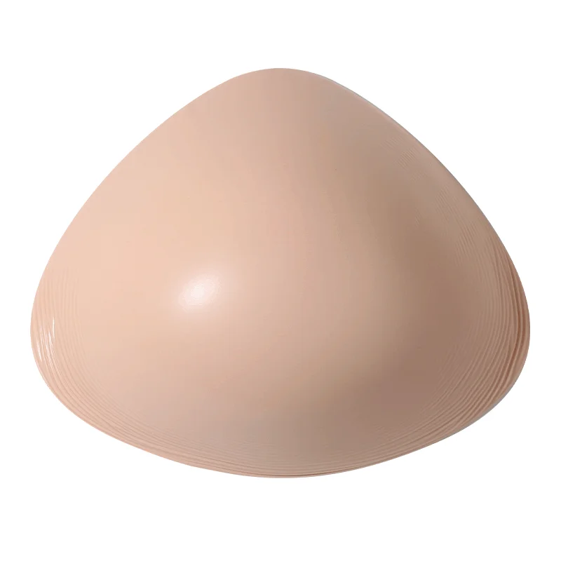 

ONEFENG QMATR Silicone Breast Form Enhancer Lightweight New Model Mastectomy Prosthesis Triangle Shape Bra Pad