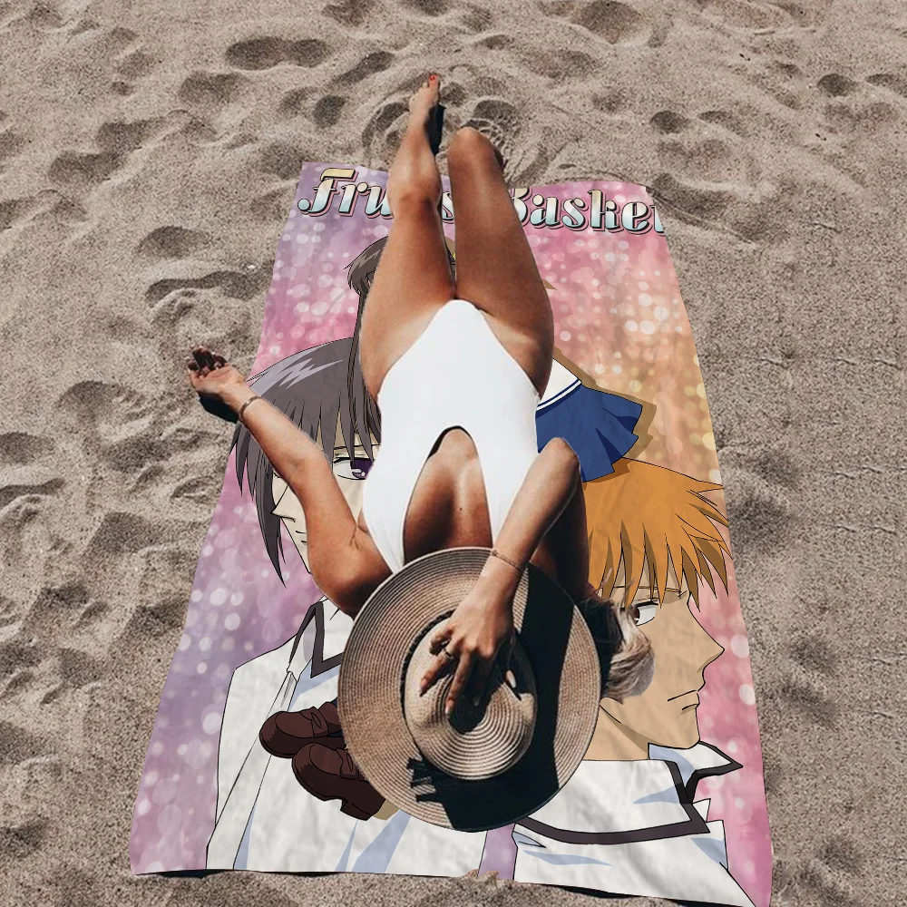 

Fruits Basket Microfiber Beach Towel Absorbent Quick Dry Soft Yoga Swimming Resort Mountain Climbing Towel