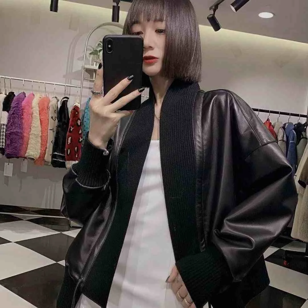 

2023 High Quality Genuine Sheepskin Coat Female Spring Autumn Women's Clothing Real Leather Jackets Women Chaqueta Mujer Zjt1753