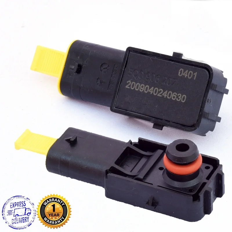 1PC Brake Booster Pressure Sensor For Audi Volkswagen Seat Skoda 5Q0906207 829006 Durable Auto Power Brake Pressure Sensor