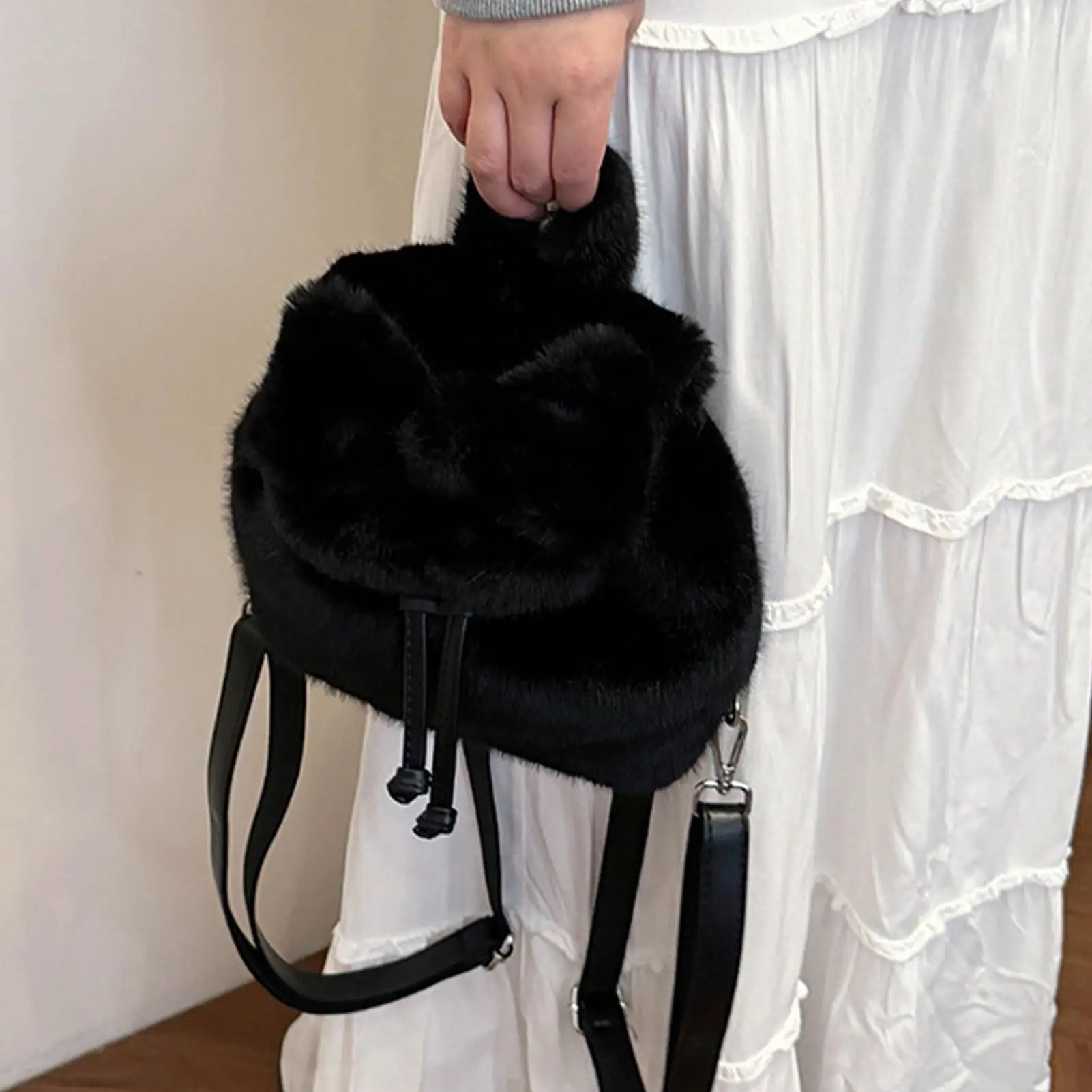 Pluche tas Strikrugzak Schoolboekentas voor schoolreizen Kinderdagverblijf Student Kerstwinkelen Feestjes Kinderen Dames Kinderen