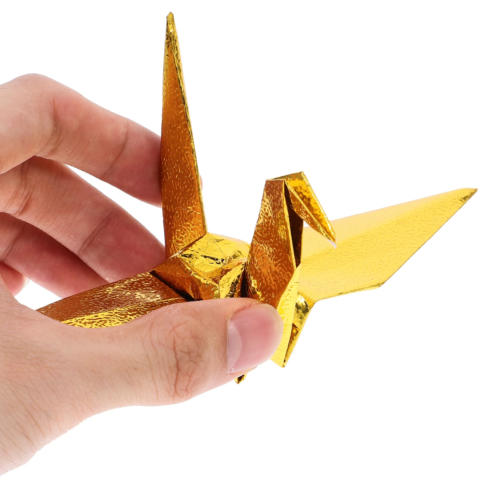 金色の折り紙、正方形の折り紙シート、DIYクラフト用品、スクラップブッキング、装飾用紙アート用