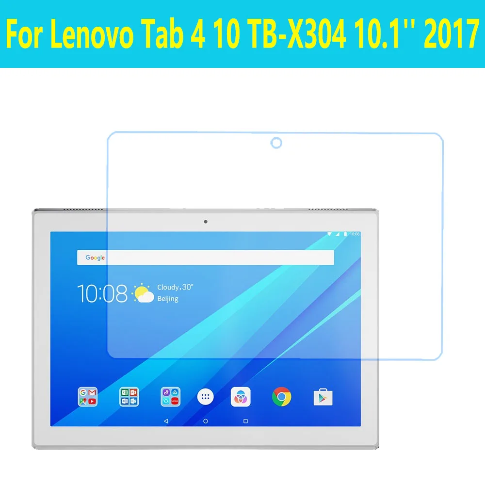 For Lenovo Tab 4 10 TB-X304L TB-X304F 10.1 Inch 2017 Tempered Glass Screen Protector Tablet Anti Scratch Protective Film