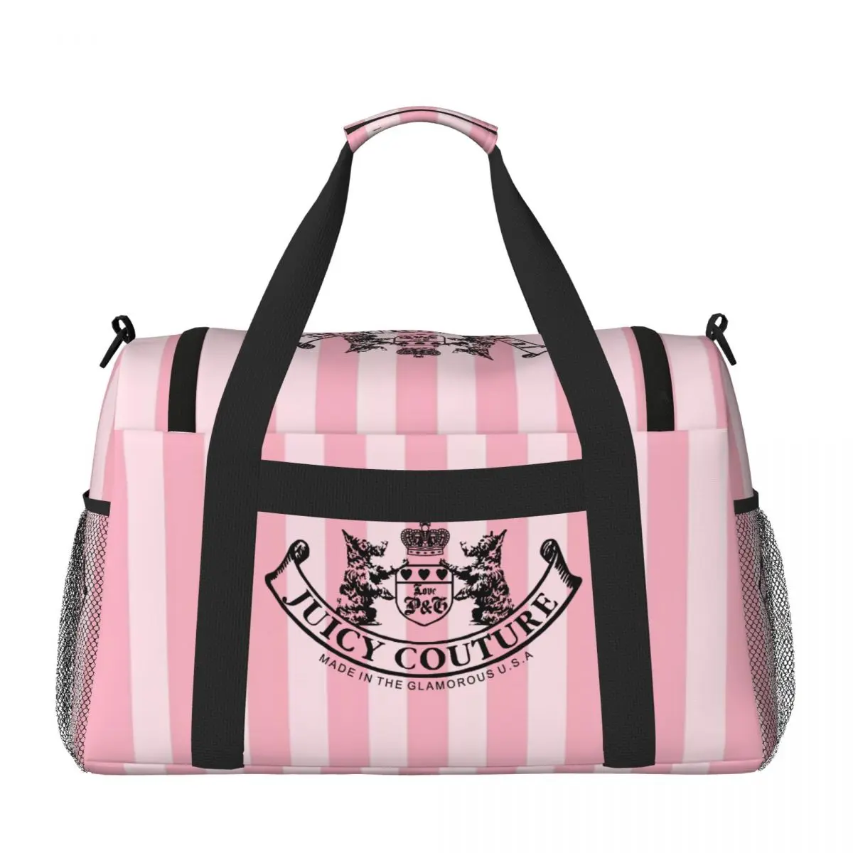 J-Juicy-C-Couture Women Men Travel Crossbody Bag Carry On Luggage Bag Men Tote Large Capacity Weekender Gym Sport Holdall