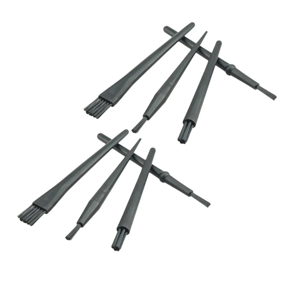 

8pcs Anti Static Brush Round Handle Esd Cleaning Tool For Camera Keyboard Cellphone Fish Tank Machine High Temperature Resistant