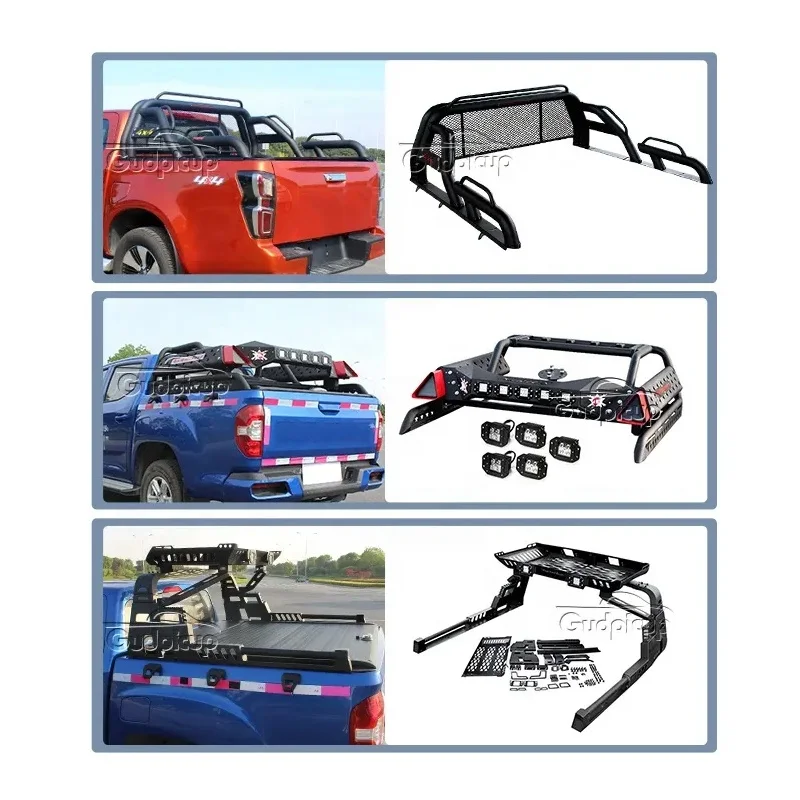 Dmax Accessoires Universele Pick-Up Isuzu Dmax Roll Bar Voor Hilux Navara Poer Tonneau Cover