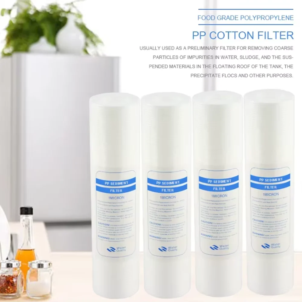 정수기 10인치 2/4/6개 1미크론 침전물 필터 카트 - Water Filter Cartridge 리뷰 및 가격