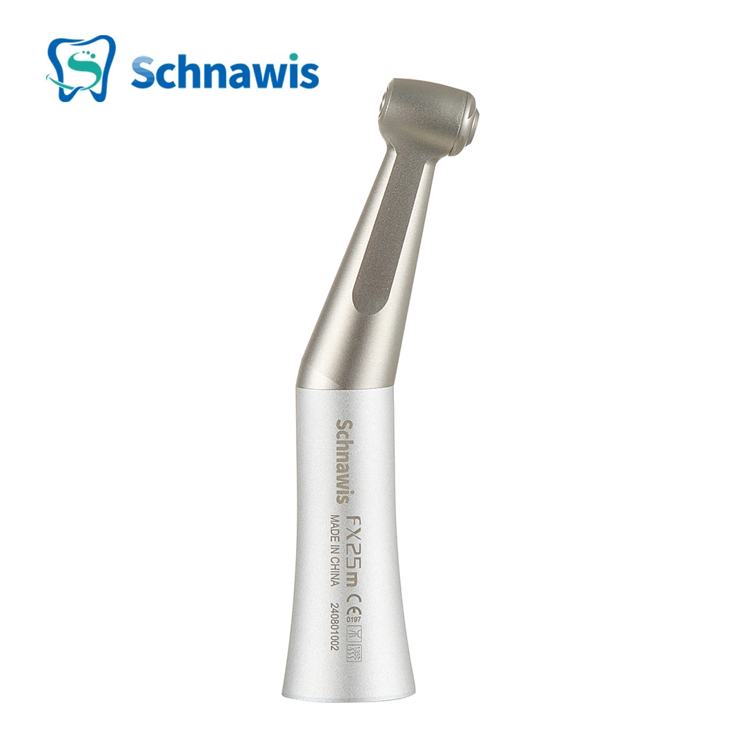 Dental 1:1 Direct Drive Contra Angle Low Speed Handpiece for NSK FX25 Mini Head Dentistry Against Contra Angle Polishing Tool