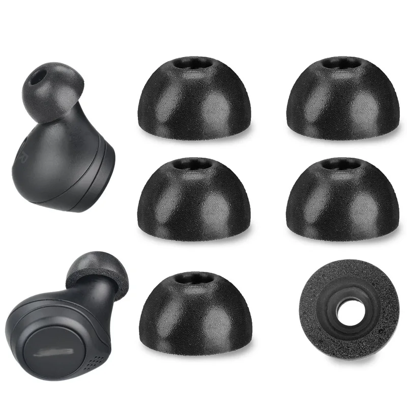 Premium Comfort Memory Silicone Ear Tips Replacement Buds Compatible With Jabra Elite 75t 65t TWS Wireless Earphone Spare Parts