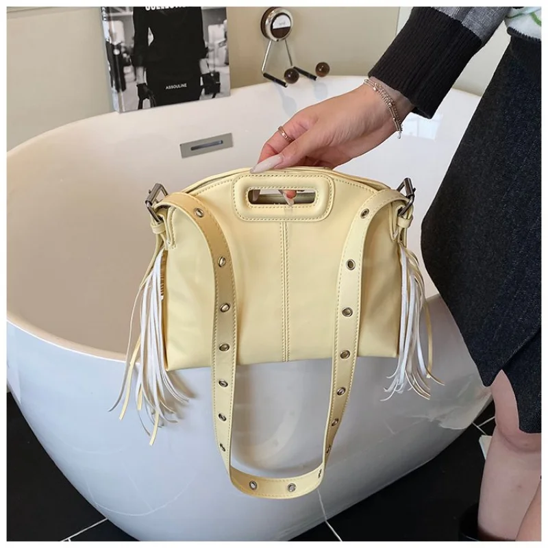 حقيبة كروس نسائية مصنوعة من جلد المنك المطبوع كاجوال اسكتلندا الراقية أنيقة وواسعة على الطراز اليومي