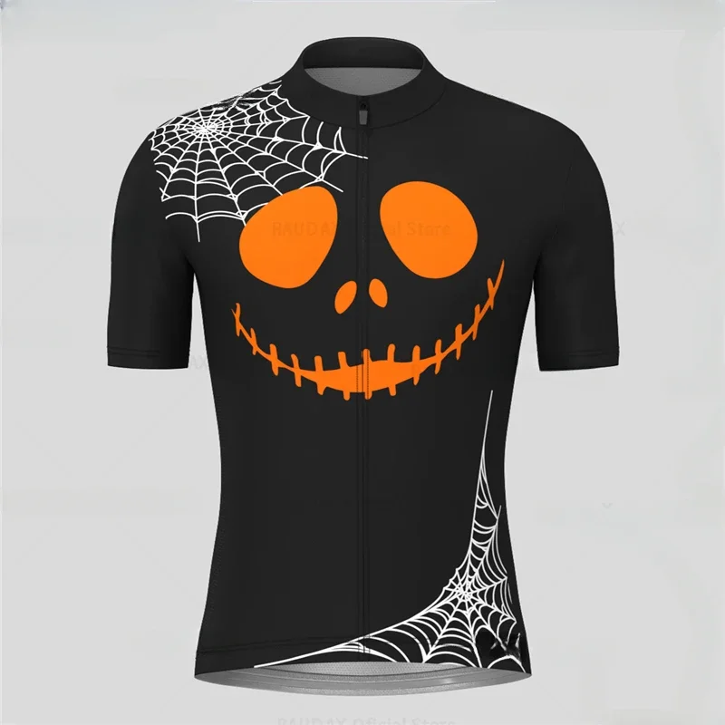 New  Pattern Summer Cycling Jerseys Men's Outdoor Mountain Bike Riding Clothes Short Sleeve Quick Drying Bicycle Shirts