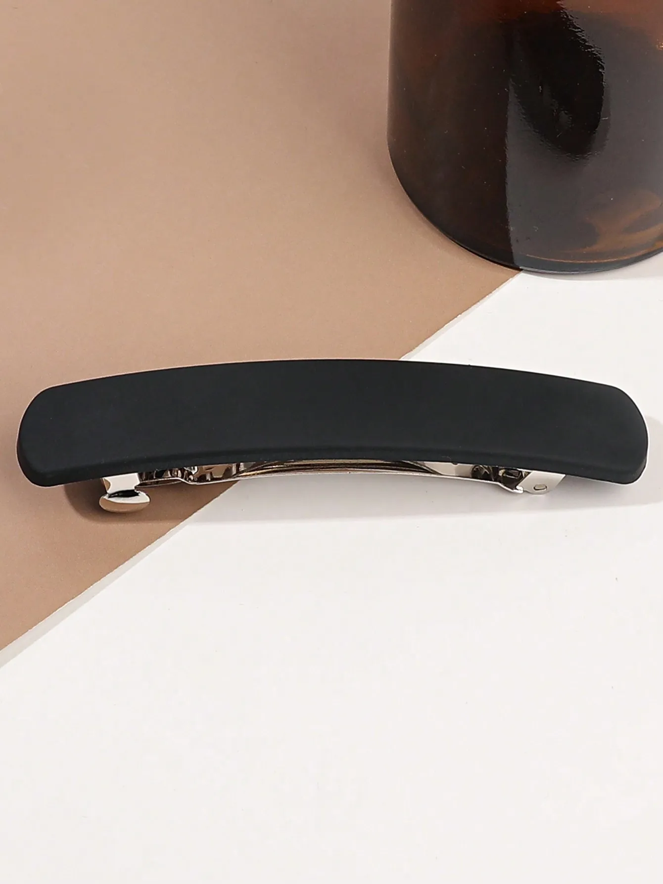 Französische Haarspange für Damen und Mädchen, Karamell, automatischer Verschluss, starker Halt, rutschfest, langlebig, Styling-Haar-Accessoires, Haarnadeln – Detail 11
