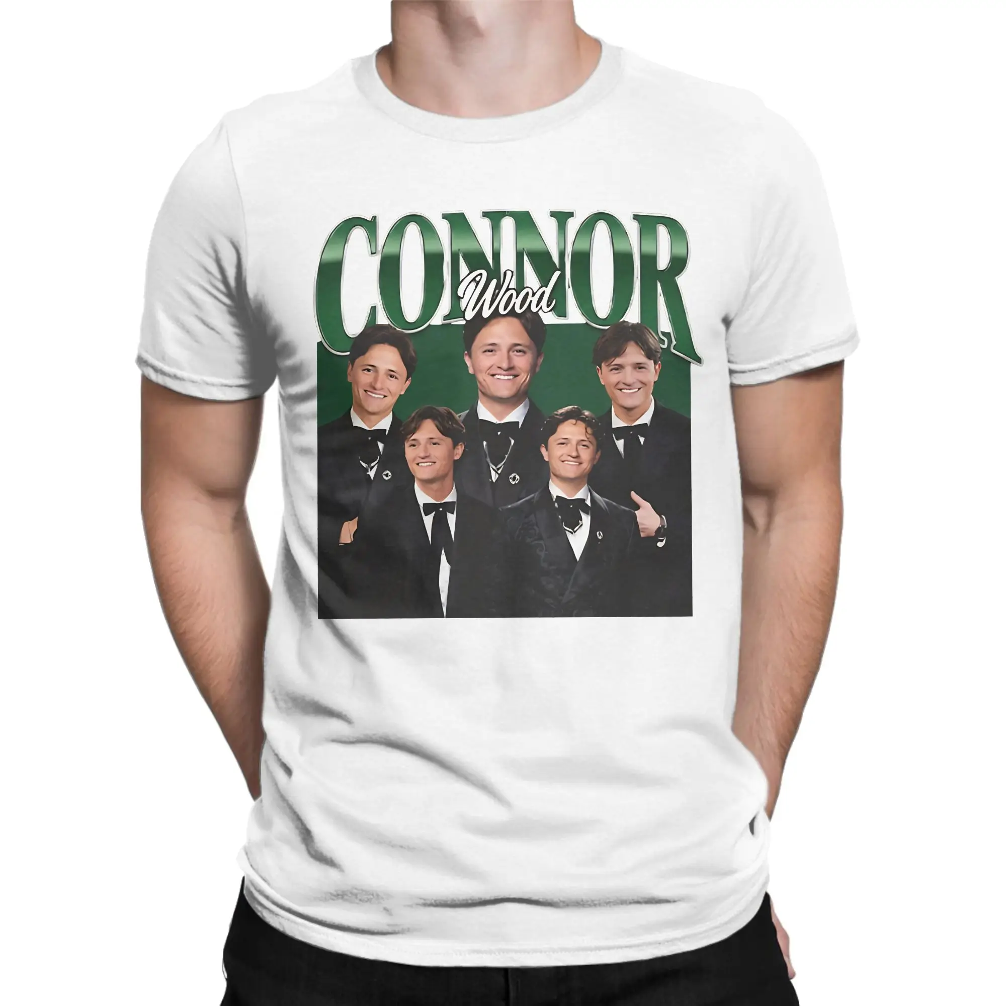 Men Women's T-Shirt Connor Wood  Awesome Pure Cotton Tees Short Sleeve  T Shirts Crewneck Tops Summer