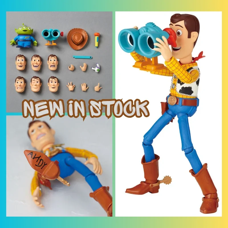 Ver 2.0 Upgraded Woody Action Figure KO Kaiyodo Revoltech Toy Story PVC Collectible Model Toy For Fans & Friends Gifts