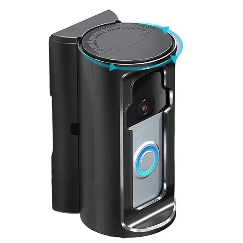 

NEW Ring Doorbell Mount No Drill Ring Door Holder Doorbell Mount No Drill Adjustable Ring Doorbell Case Anti-Theft