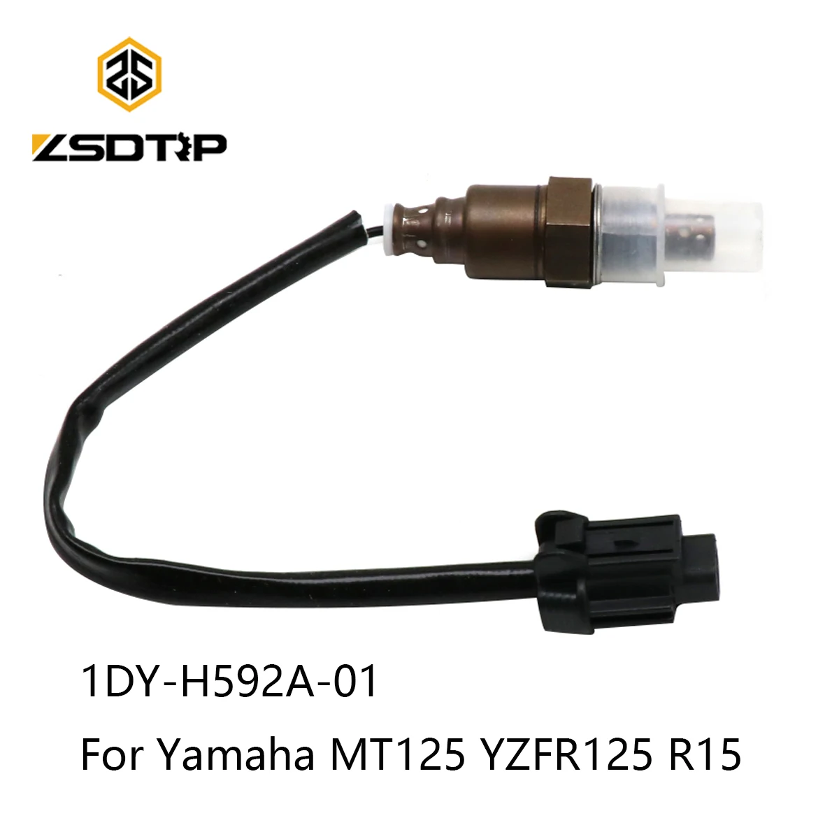 

ZSDTRP Oxygen Sensor 1DY-H592A-01 Exhaust System Oxygen Sensor For Yamaha MT125 YZFR125 R15 2014-2017 Year