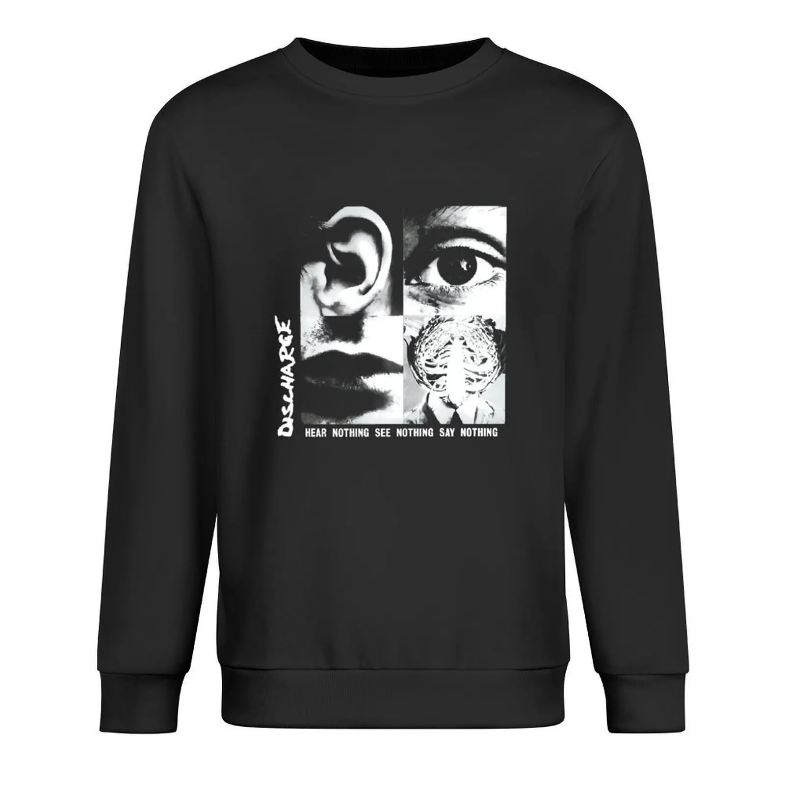 

Discharge Band Pullover graphic t shirts men mens clothes winter clothes aesthetic clothing new hoodies and sweatshirts