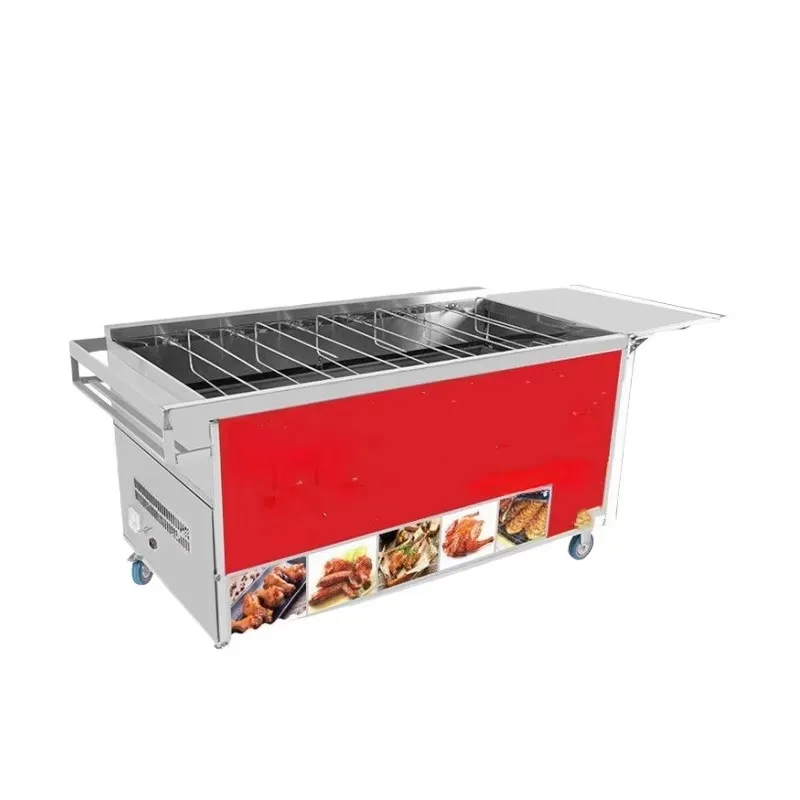 Stainless steel grilled chicken gas grill perfect for grilling