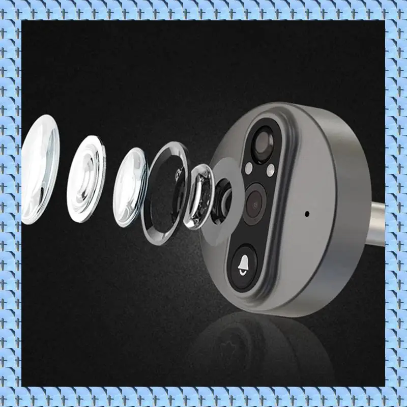 

NOCM Tuya Wi-Fi Smart Cat Eye Мониторинг дверного звонка 3-мегапиксельная камера 140 ° Широкоугольный электронный наблюдатель «кошачий глаз»