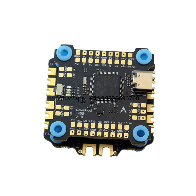 

SoloGood F405 55A Stack ICM42688P F405 Flight Controller BLHELI_S 55A 4in1 ESC 30.5X30.5mm 2-6S for FPV Freestyle Robots Parts m