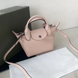 2024 Summer Fashion Brand Dumpling Bag Lambskin Crossbody Diaper Bag Genuine Leather Anniversary Classic Shoulder Strap