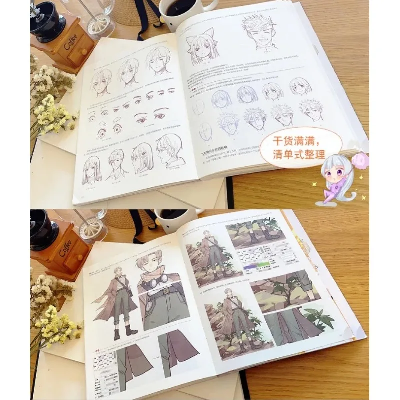 Anime Character Basics and Drawing Techniques Tutorial Book A Beginner's Guide To Drawing Anime Characters Tutorial Book