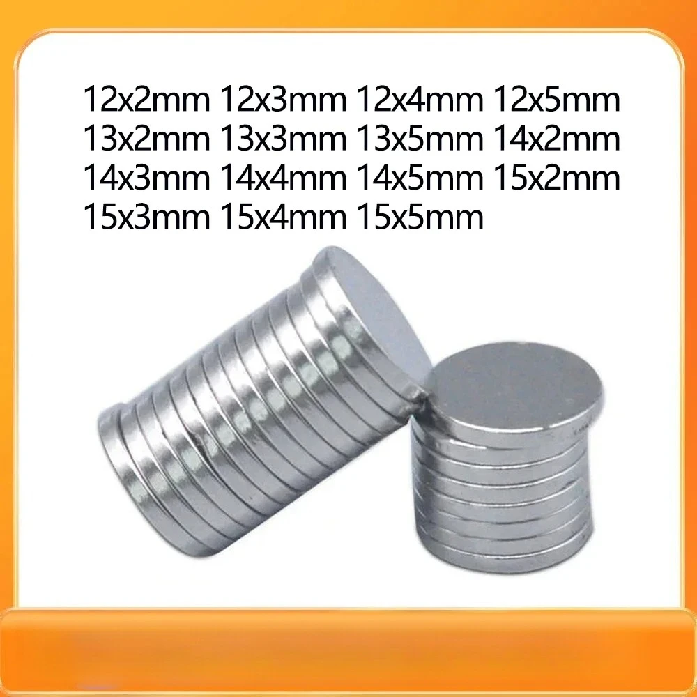 

15x2 mm Strong Powerful Magnets 15x3 Small Round Magnet For Refrigerator,Office, DIY 15x5 14x5 12*2 12x5 13x2 13*5 14x3 15*2